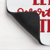 レッド引用文オンウッド マウスパッド (コーナー)