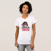 レッド応援ママ Tシャツ (正面フル)