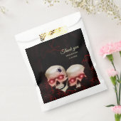 レッド怖いフローラ濃いムーディゴシックスカルハロウィン フェイバーバッグ (封をした状態)