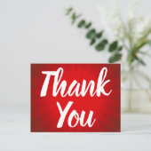 レッド日が差すことサンキューポストカード ポストカード (スタンド正面)