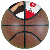 レッド最高のパパエバーファーザータイポグラフィ写真 バスケットボール (右)