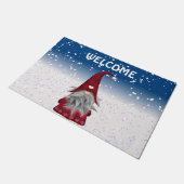 レッド格言イン・ザ・スノー ドアマット (アングル)