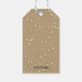 レッド格言フォーザホリデーズラベル ギフトタグ (裏面)