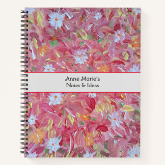 レッド桑のパーソナライズされた手帳 ノートブック