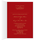 レッド桜金ゴールドダブル中国のハピネス結婚ズ (内側 (右))