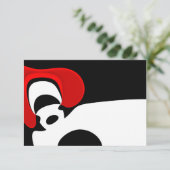 レッド氏へ：抽象芸術ブラック、ホワイト、レッド カード (スタンド正面)