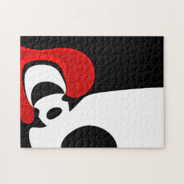 レッド氏へ：抽象芸術ブラック、ホワイト、レッド ジグソーパズル