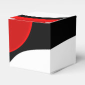 レッド氏へ：抽象芸術ブラック、ホワイト、レッド フェイバーボックス (正面サイド)