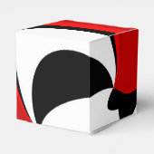 レッド氏へ：抽象芸術ブラック、ホワイト、レッド フェイバーボックス (裏面サイド)