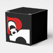 レッド氏へ：抽象芸術ブラック、ホワイト、レッド フェイバーボックス (正面サイド)