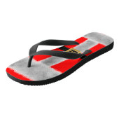 レッド氏クロース・サンタ・スーツ7月フェスティバルのクリスマス ビーチサンダル (アングル)