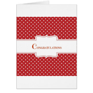 レッド水玉模様おめでとう