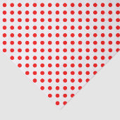 レッド水玉模様オンホワイトティッシュペーパー 薄葉紙 (詳細)