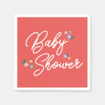 レッド水玉模様ラディバグベビーガールシャワー