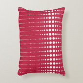 レッド水玉模様、水玉模様、レトロ、レトロ水玉模様 アクセントクッション (正面(垂直))