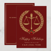レッド法律事務所 クリスマスカード (正面/裏面)
