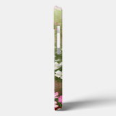 レッド深紅色バードハウスフラワーガーデン Case-Mate iPhoneケース (裏面 / 左)