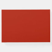 レッド深紅色女子75誕生日 ゲストブック (裏面)