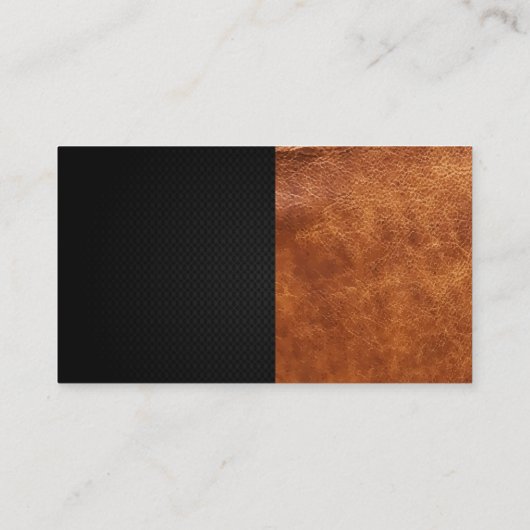 レッド爪、 ネイルポリッシュボトルとブラシ |レザー 名刺 (裏面)