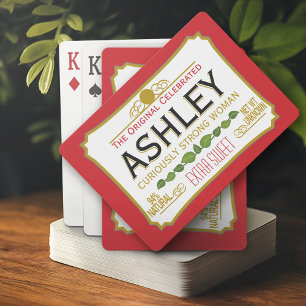 レッド版 – アイコユーモアのあるニックなデザインを取る トランプ