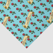 レッド独身のローズハッピーバレンタインデー80sレトロ 薄葉紙 (詳細)