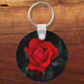 レッド独身の・ローズ… キーホルダー (正面)