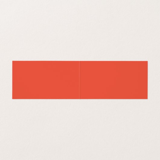 レッド白黒モノグラムミニマリストプレーン 名刺 (内部フラット)