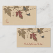 レッド秋つる植物ズバーズスペシャルユベントス座席表 プレイスカード (正面/裏面)