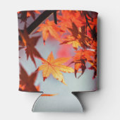 レッド秋紅葉メープルツリー 缶クーラー (裏面)