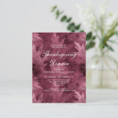 レッド紅葉感謝祭 インビテーションポストカード (スタンド正面)