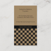 レッド素朴サ初期のルトボックスハウスカントリー 名刺 (裏面)