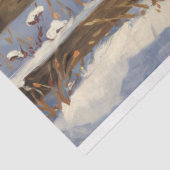 レッド素朴バーンブルージェイズファームハウスデクページ 薄葉紙 (詳細)