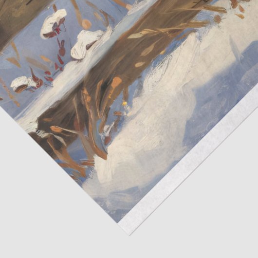 レッド素朴バーンブルージェイズファームハウスデクページ 薄葉紙 (詳細)