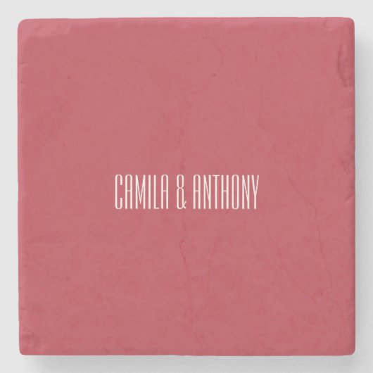 レッド結婚ズ ストーンコースター (正面)