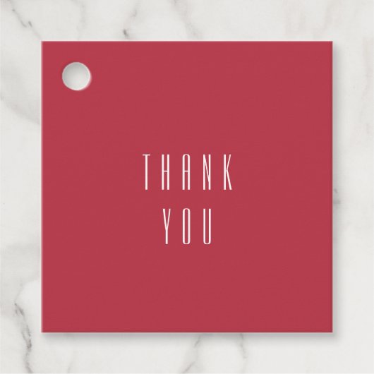 レッド結婚ズ フェイバータグ (正面)