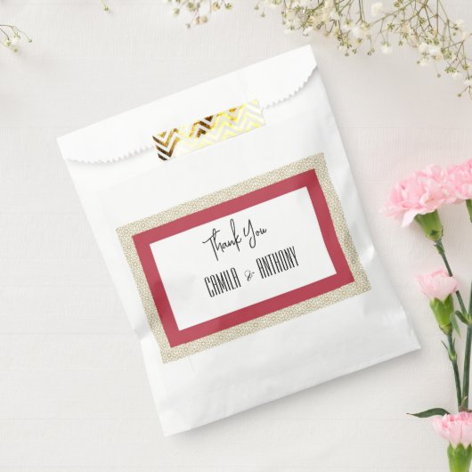 レッド結婚ズ フェイバーバッグ (封をした状態)