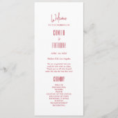 レッド結婚ズ プログラム (正面)