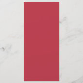 レッド結婚ズ メニュー (裏面)