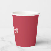 レッド結婚ズ 紙コップ (裏面)