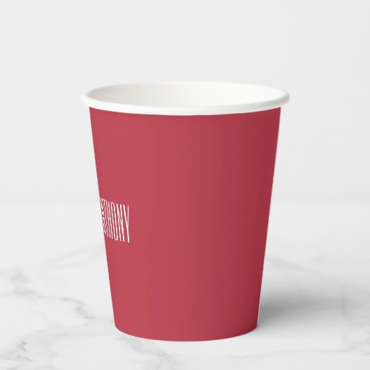 レッド結婚ズ 紙コップ (裏面)