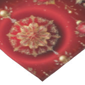 レッド装飾オーナメントホリデーテーブルクロス テーブルクロス (アングル)