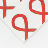 レッド認識度リカスタムボンフリースブランケット フリースブランケット (角)