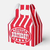 レッド誕生日カーニバル フェイバーボックス (裏面サイド)