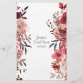 レッド赤面フローラバラゲーム場所 チラシ (裏面)