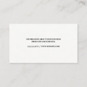 レッド走ロゴ | フィットネスセンターの背景 予約カード (裏面)