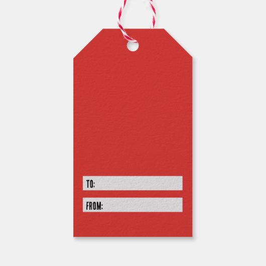 レッド金ゴールドくるみ割り器Joyeuxノールクリスマスギフトラベル ギフトタグ (裏面)