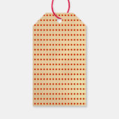 レッド金ゴールドウィンターベリーリースクリスマスギフトタグ ギフトタグ (裏面)