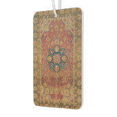 レッド金ゴールドカシャンカーペットラグペルシアアジア カーエアーフレッシュナー (左)