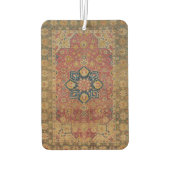 レッド金ゴールドカシャンカーペットラグペルシアアジア カーエアーフレッシュナー (裏面)