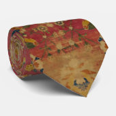 レッド金ゴールドカシャンカーペットラグペルシアアジア ネクタイ (ロール)